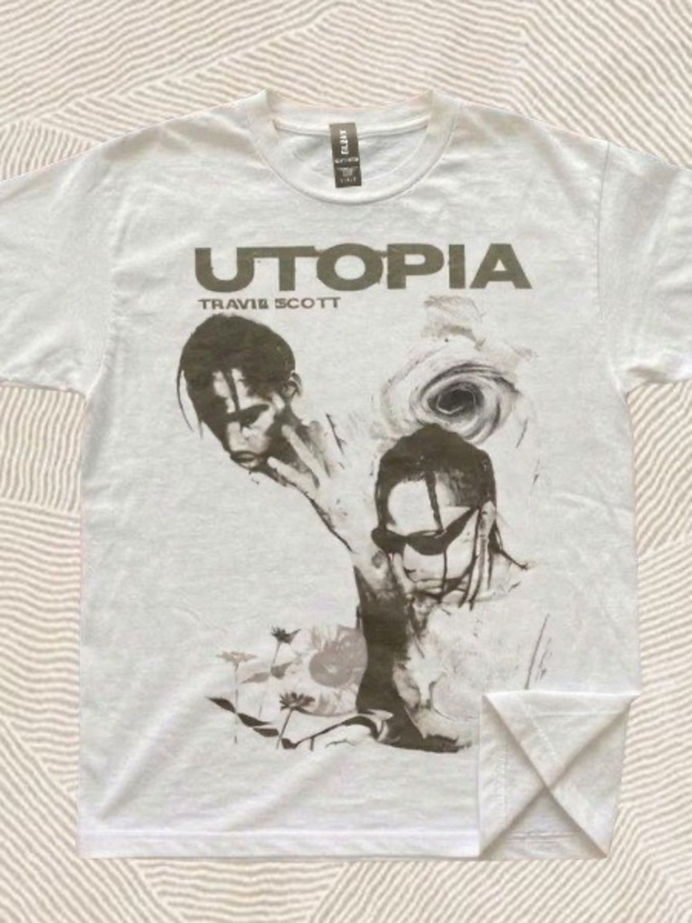 Gildan White UTOPIA Graphic Tee